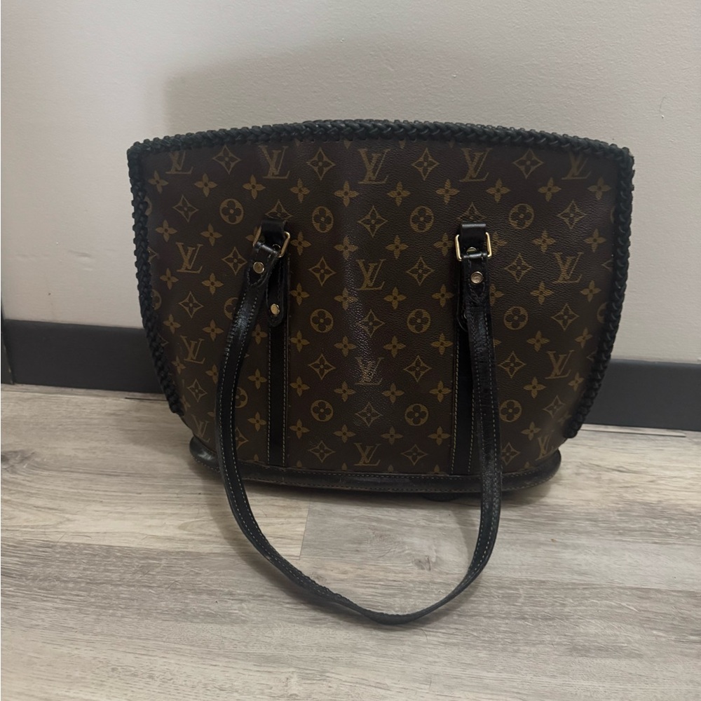 Large vintage boho louis tote